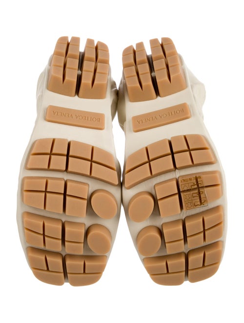 Bottega Veneta Leather Colorblock Pattern Ballet Flats