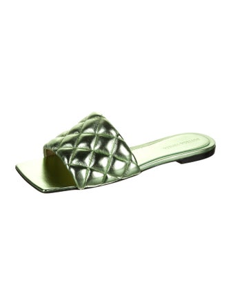 Bottega Veneta Leather Slides