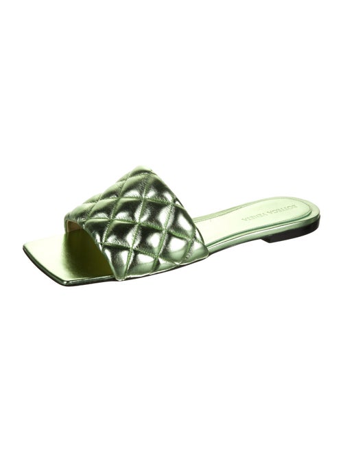 Bottega Veneta Leather Slides