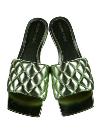Bottega Veneta Leather Slides
