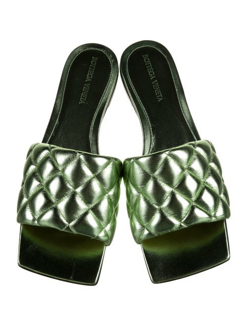 Bottega Veneta Leather Slides
