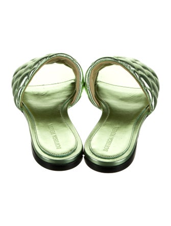 Bottega Veneta Leather Slides