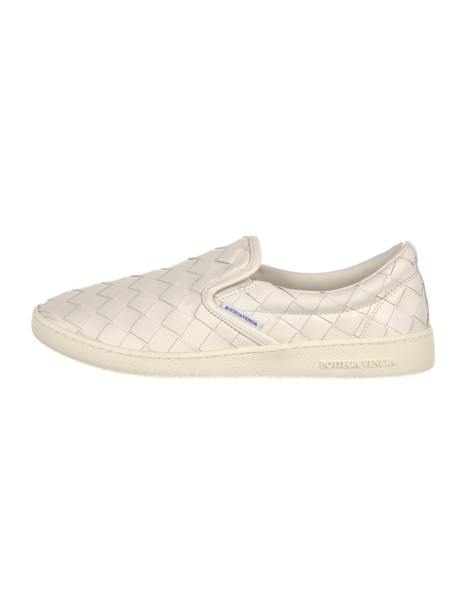 Bottega Veneta Intrecciato Weave Leather Sneakers w/ Tags