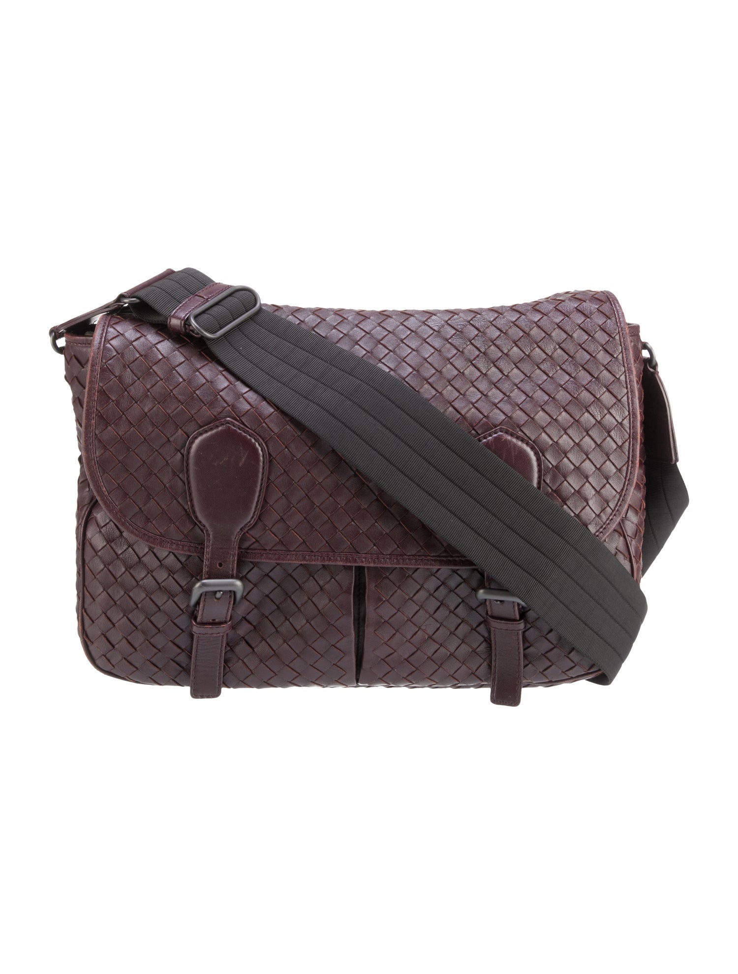 Bottega Veneta Intrecciato Messenger Bag Vintage