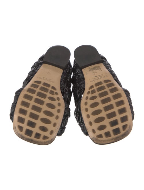 Bottega Veneta Intrecciato Weave Leather Slides