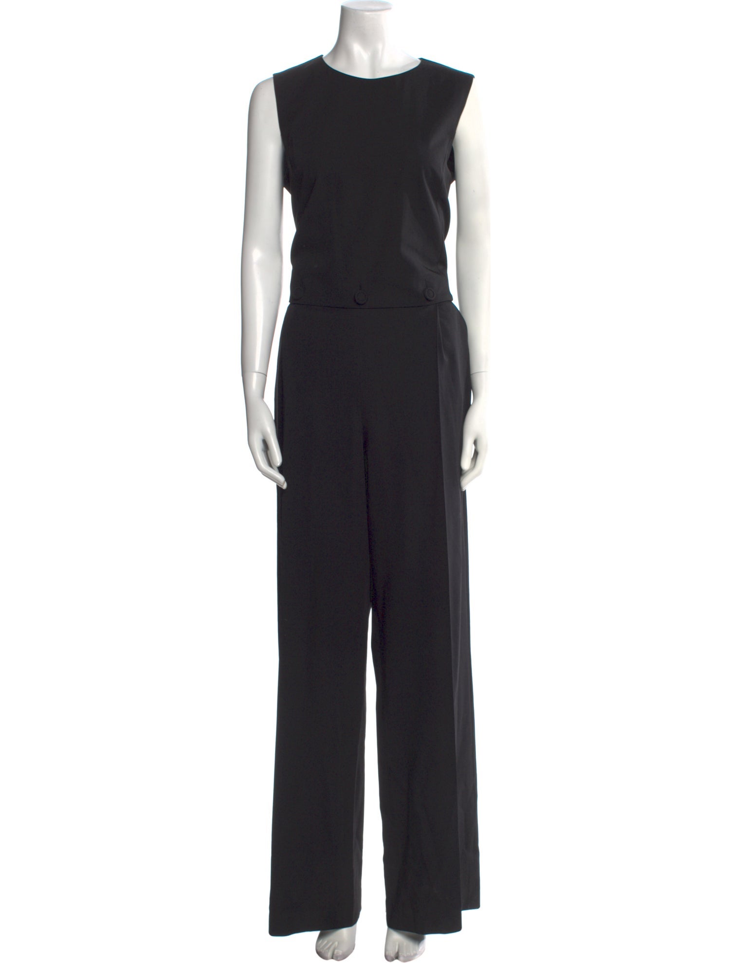 Bottega Veneta Wool Crew Neck Jumpsuit