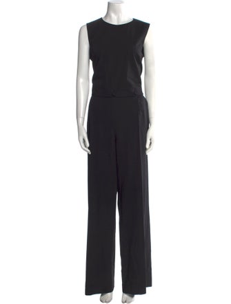 Bottega Veneta Wool Crew Neck Jumpsuit