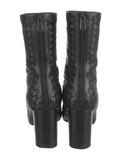 Bottega Veneta Intrecciato Weave Leather Boots