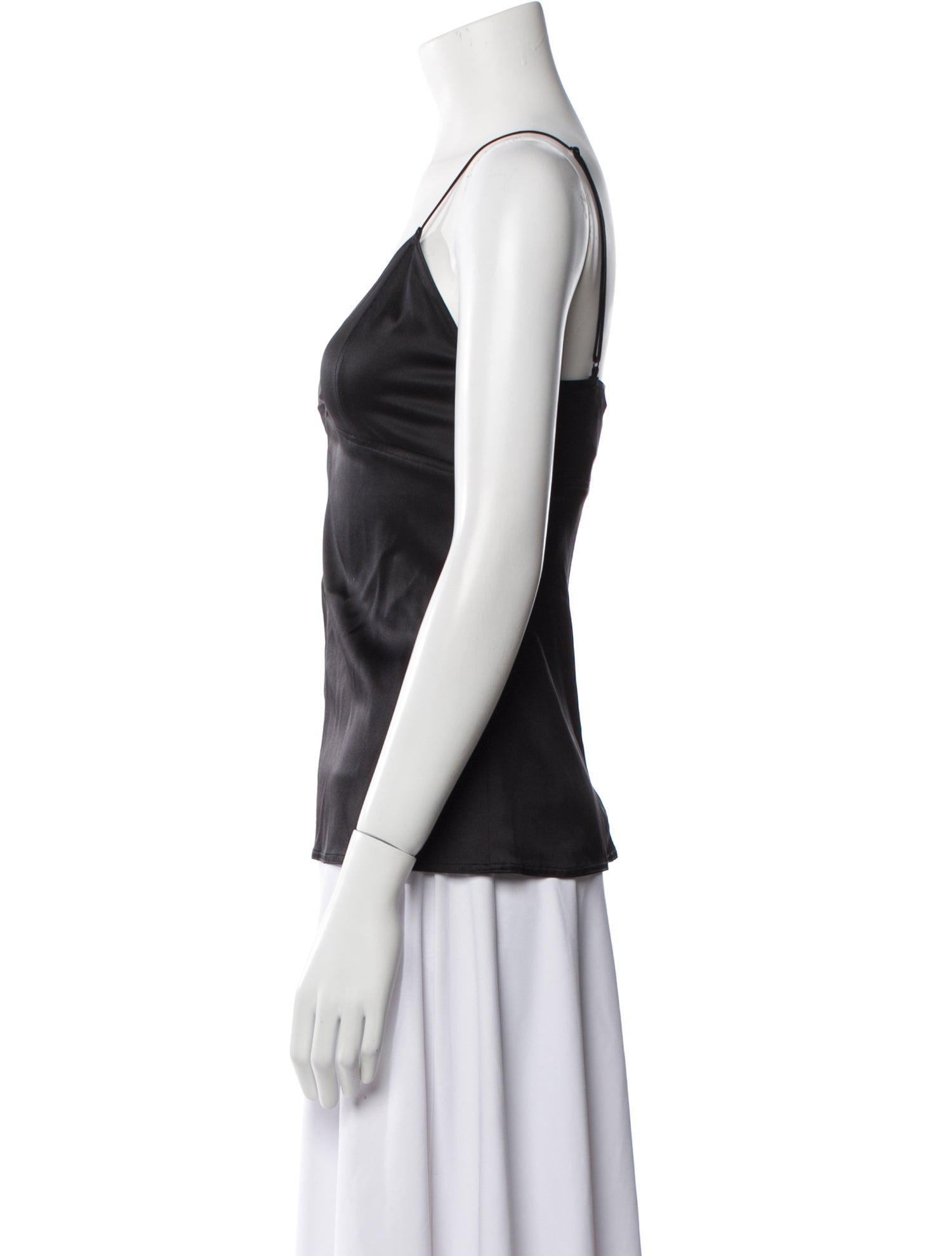 Bottega Veneta Silk V-Neck Top w/ Tags