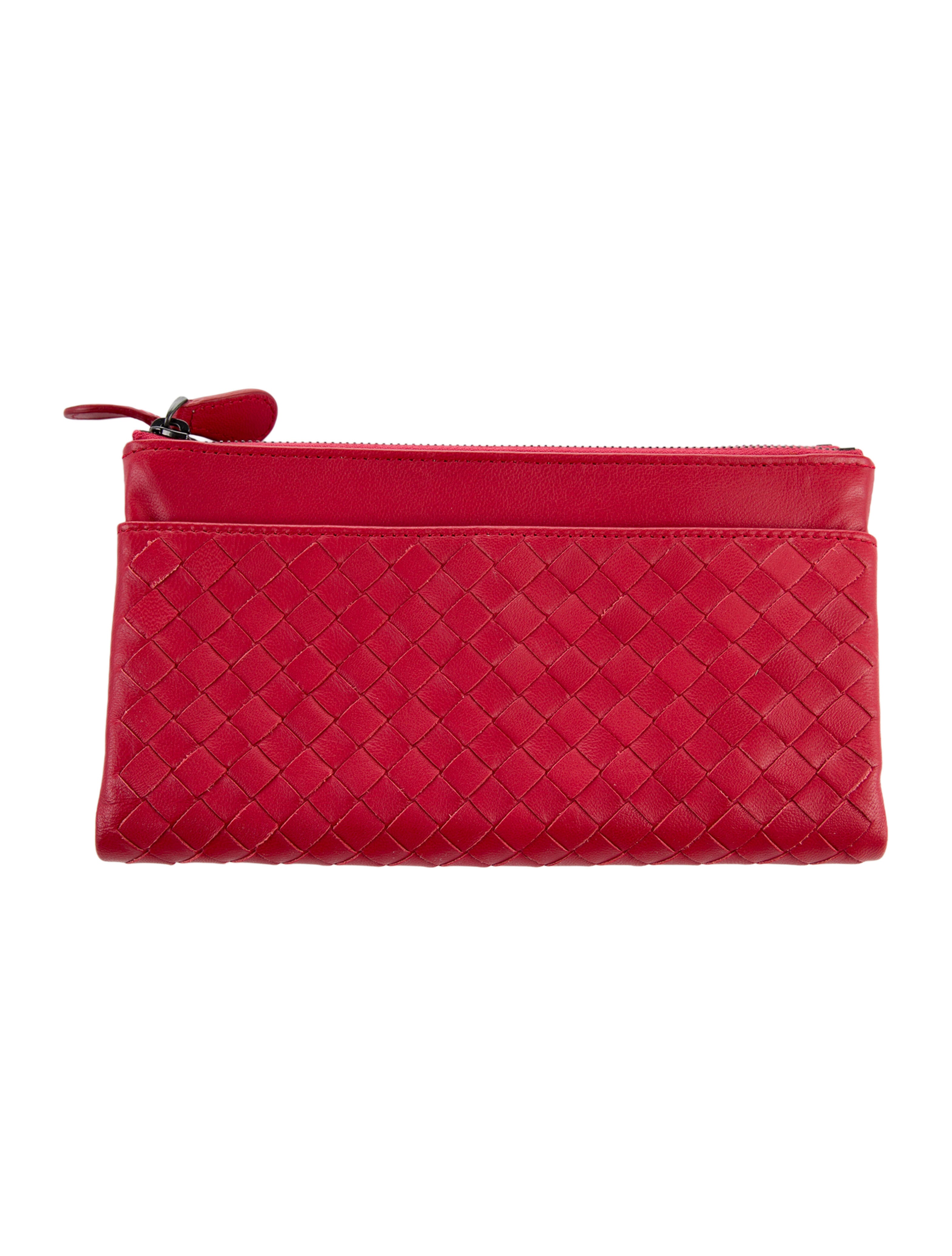 Bottega Veneta Intrecciato Weave Leather Wallet