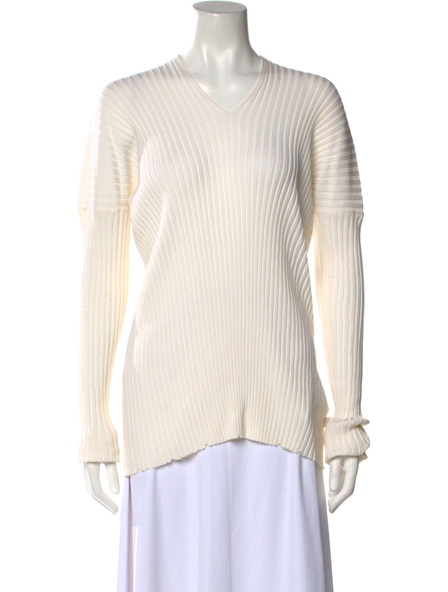 Bottega Veneta V-Neck Long Sleeve Top w/ Tags w/Tags