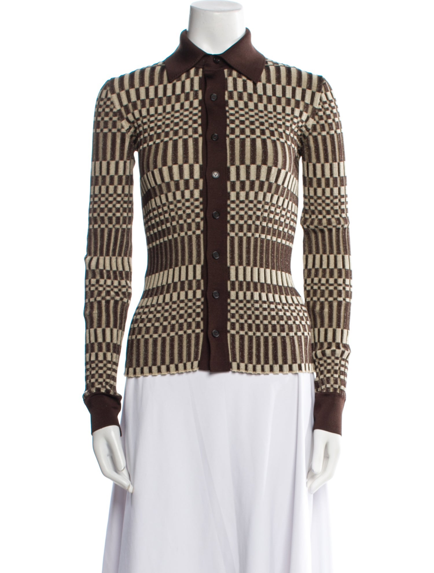 Bottega Veneta Silk Printed Sweater