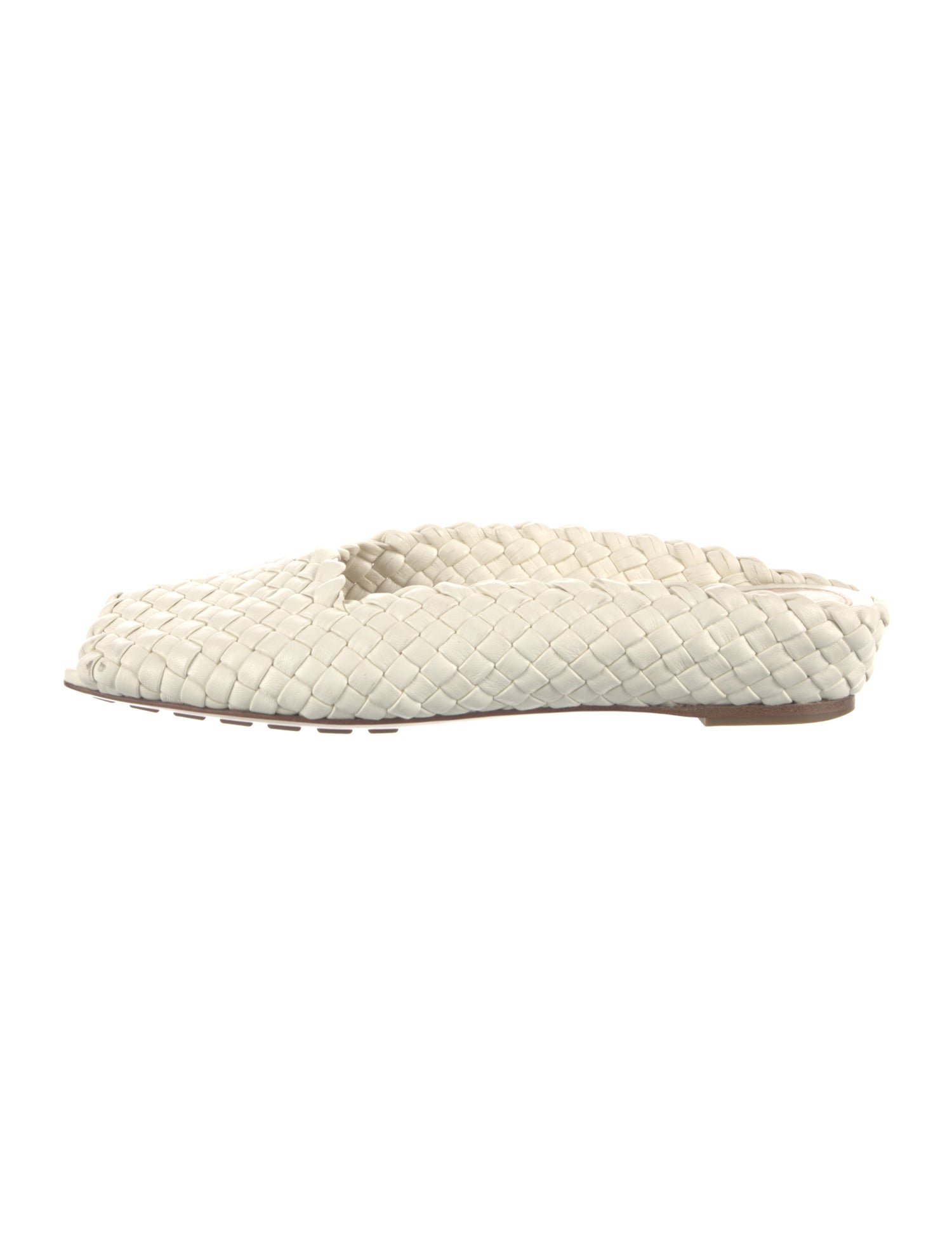 Bottega Veneta Intrecciato Weave Leather Slides