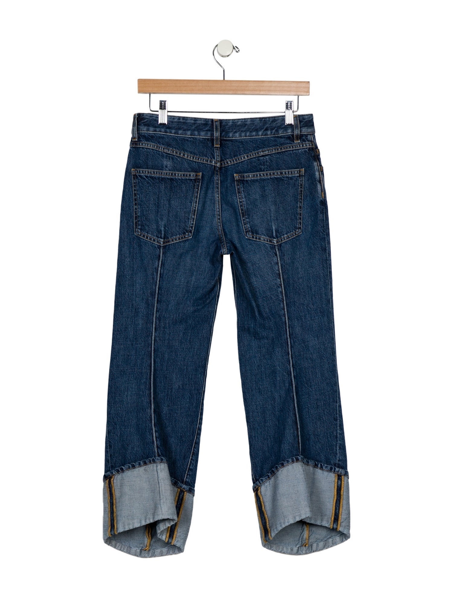 Bottega Veneta Mid-Rise Wide Leg Jeans