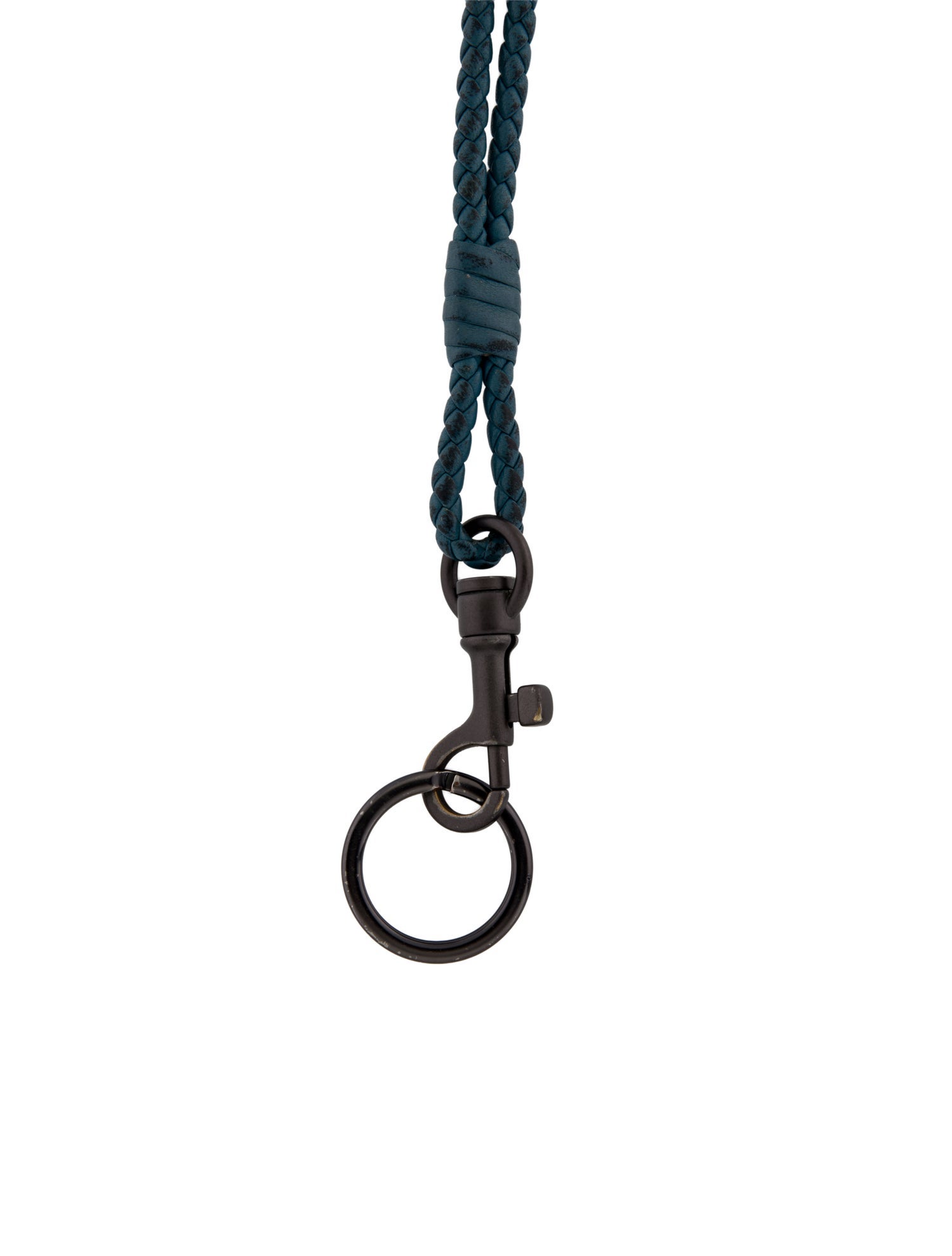 Bottega Veneta Intrecciato Leather Keychain