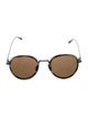 Bottega Veneta Round Tinted Sunglasses