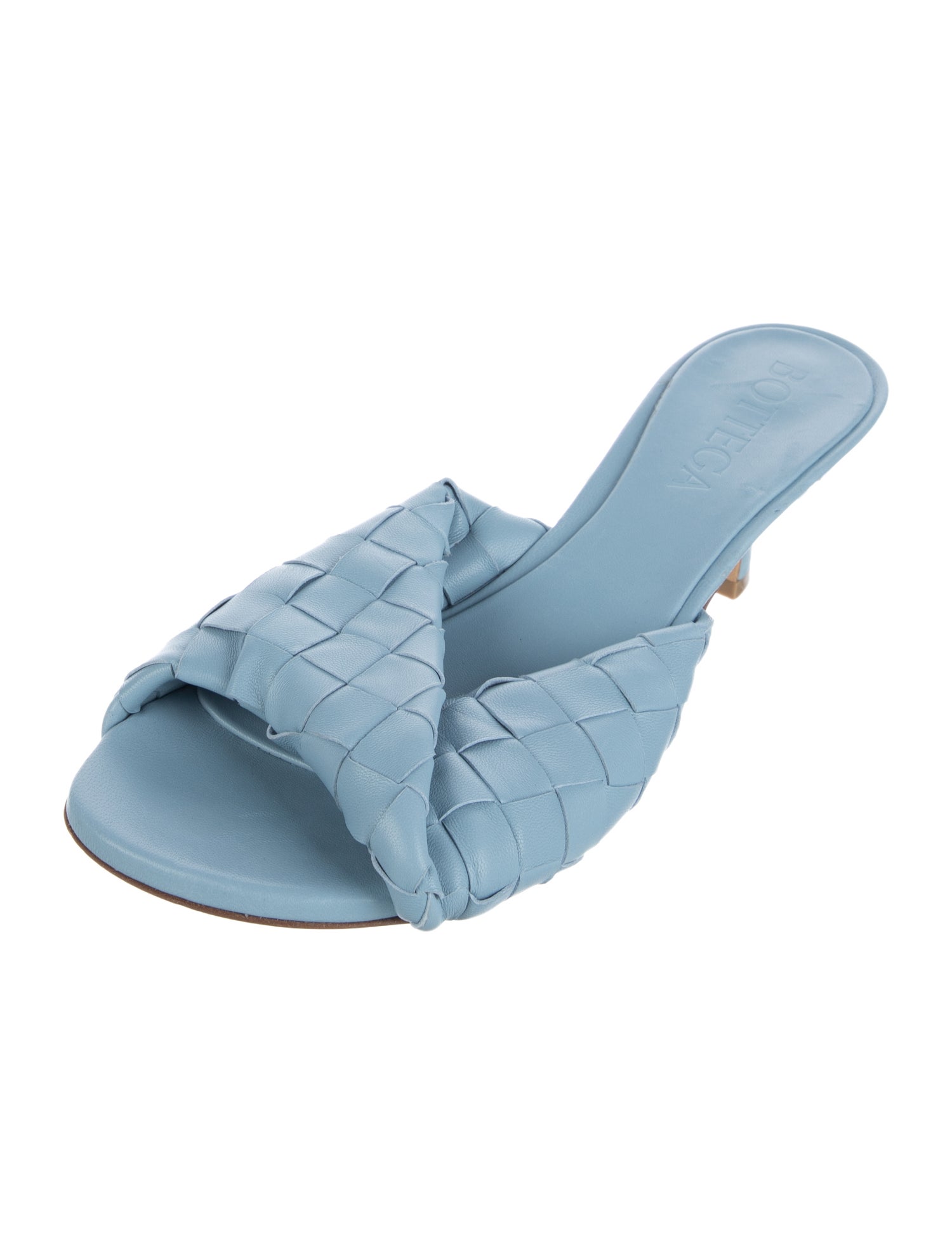 Bottega Veneta Leather Slides