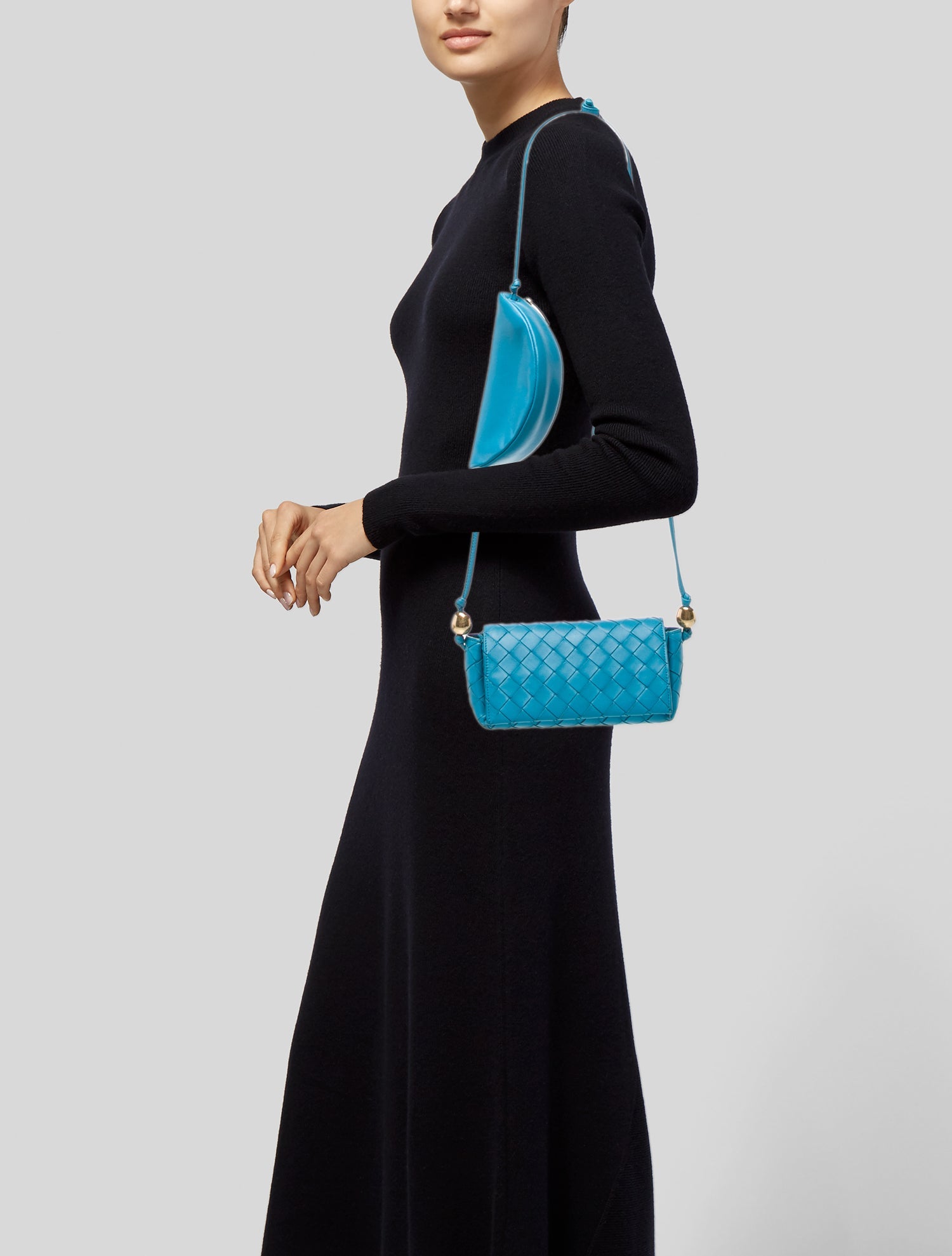 Bottega Veneta Intrecciato Shoulder Bag Extra Mini