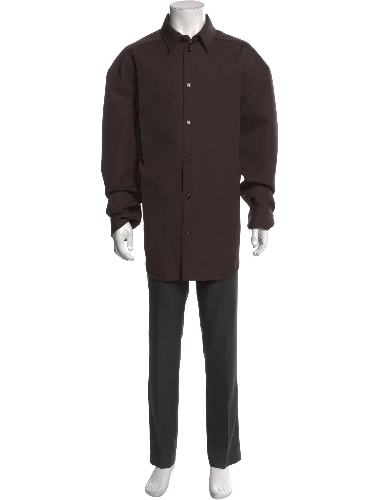 Bottega Veneta Wool Long Sleeve Shirt