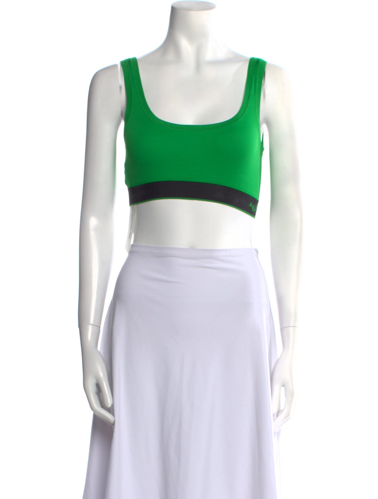 Bottega Veneta Scoop Neck Sleeveless Crop Top