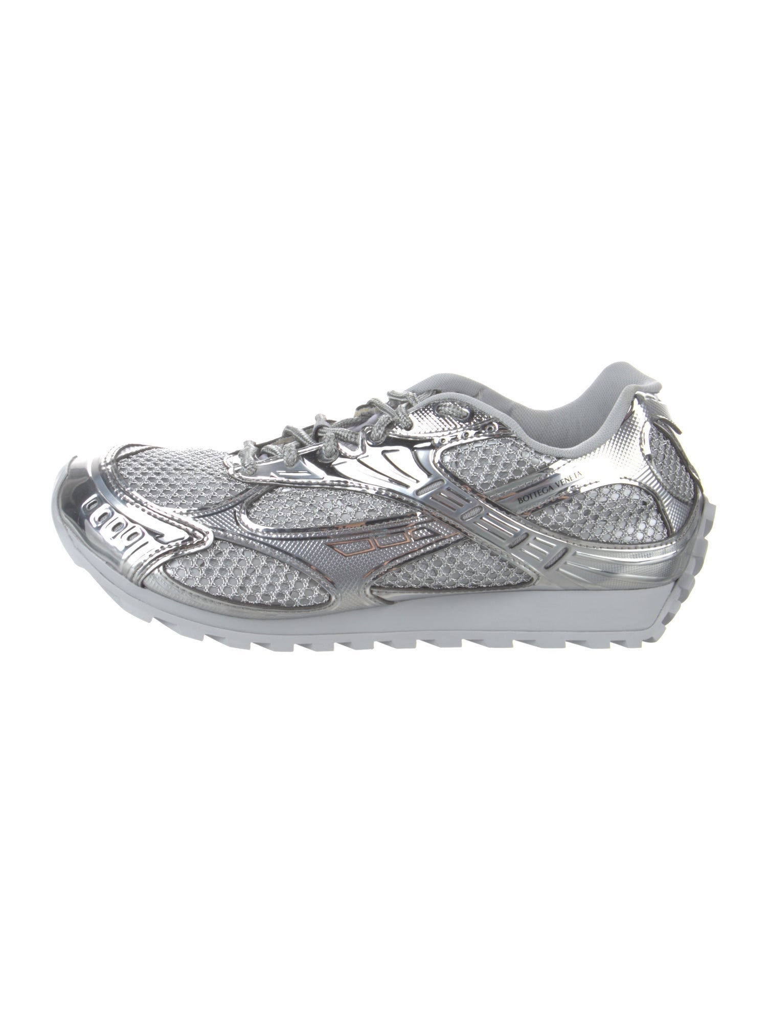 Bottega Veneta Mesh Printed Athletic Sneakers