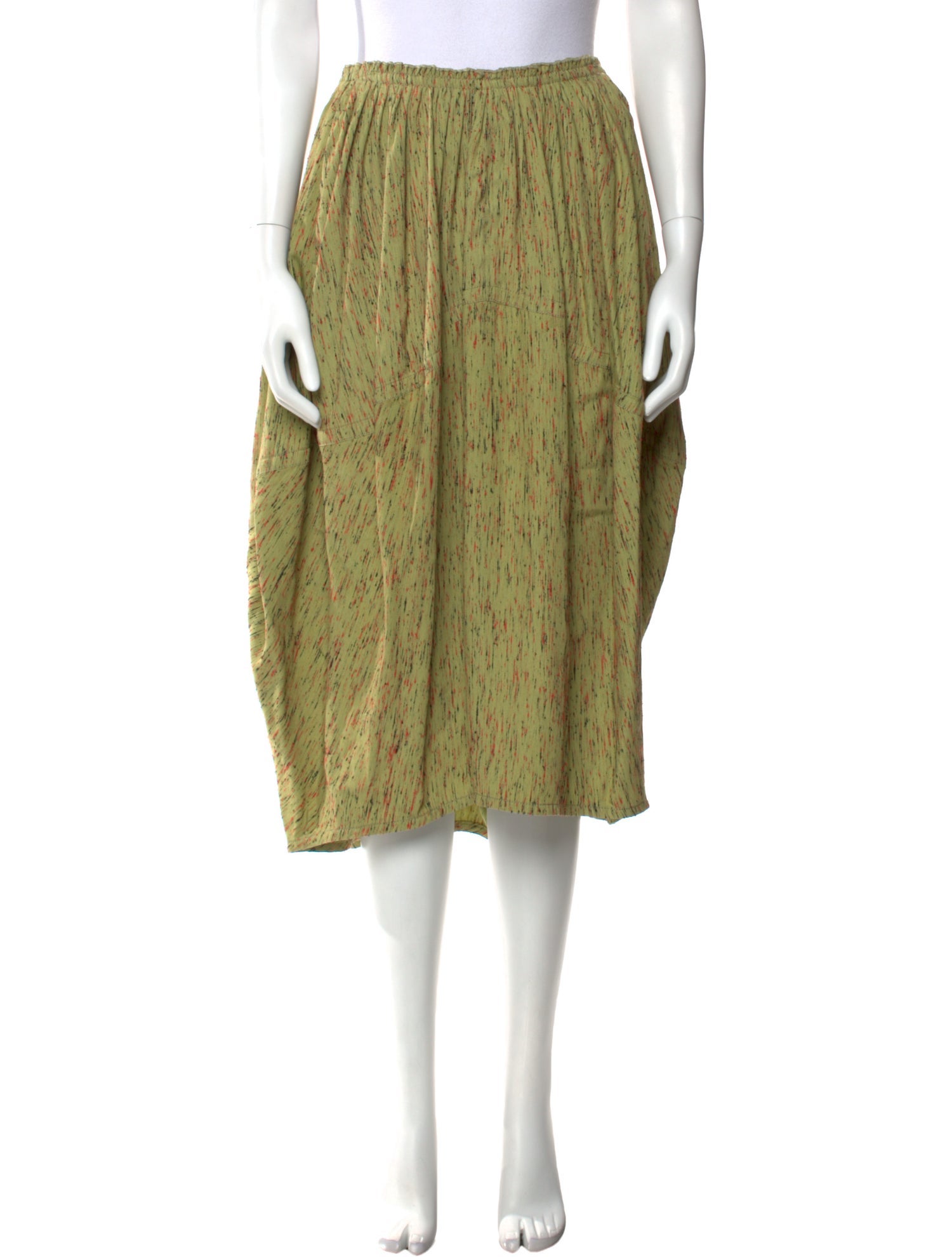 Bottega Veneta Printed Midi Length Skirt