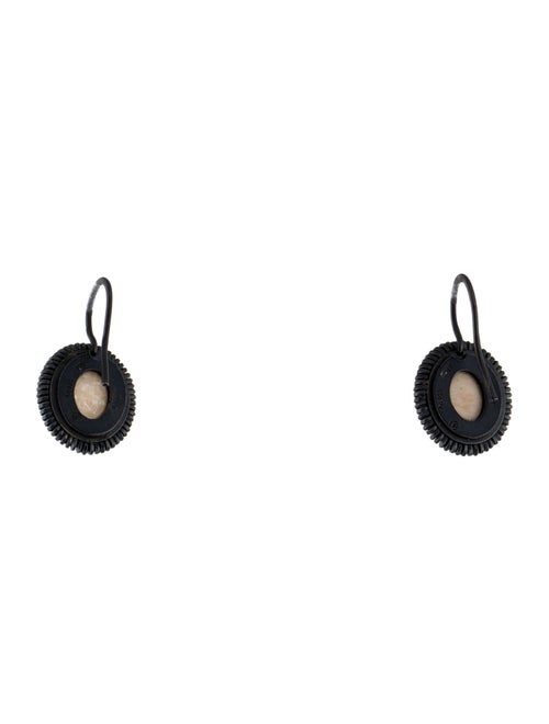 Bottega Veneta Calcite Cameo Drop Earrings