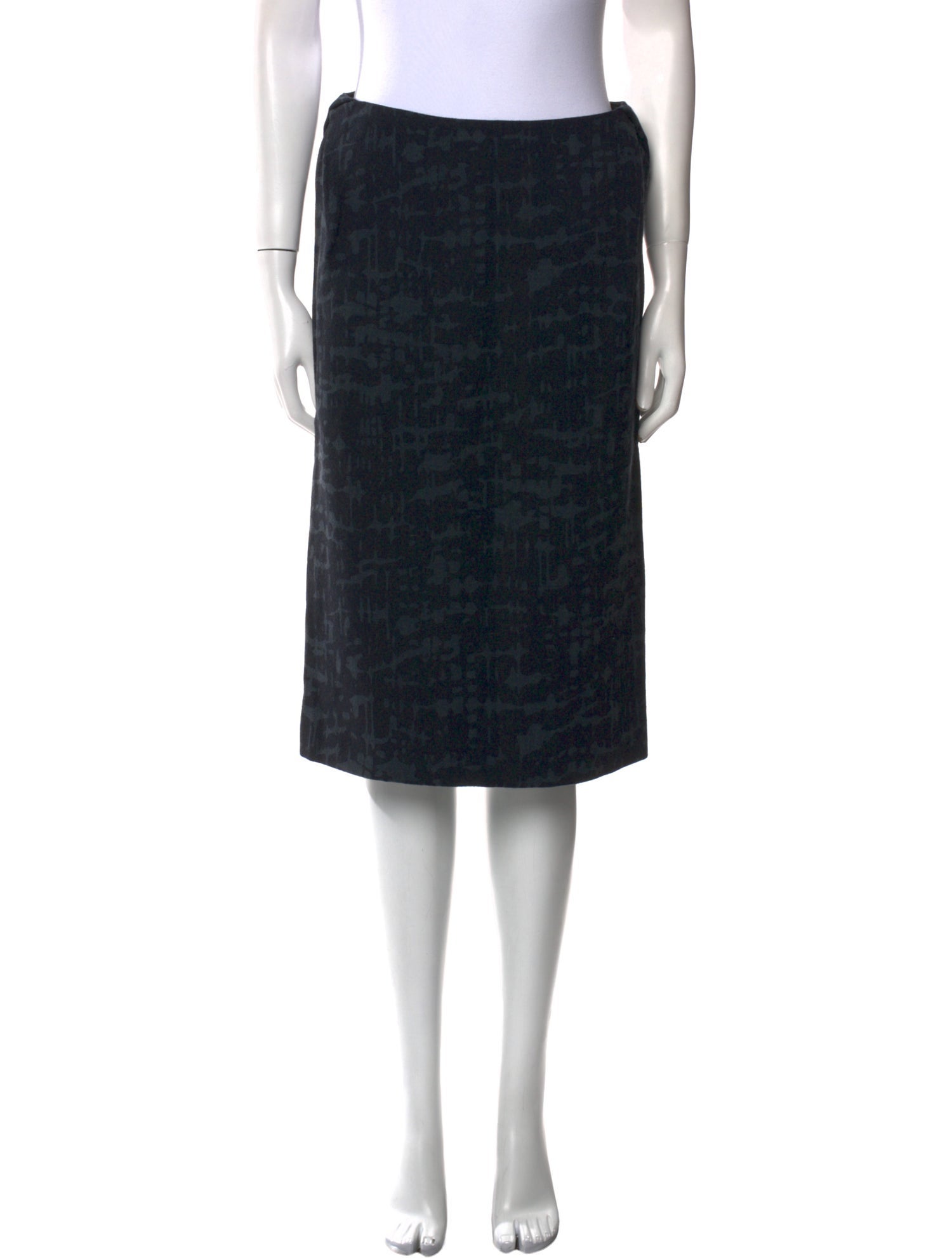 Bottega Veneta Virgin Wool Knee-Length Skirt