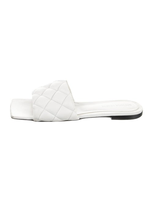 Bottega Veneta Intrecciato Weave Leather Slides