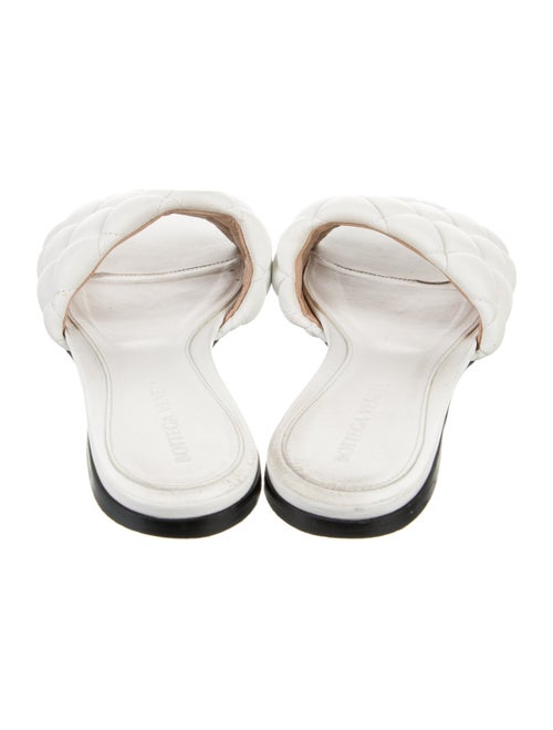 Bottega Veneta Intrecciato Weave Leather Slides