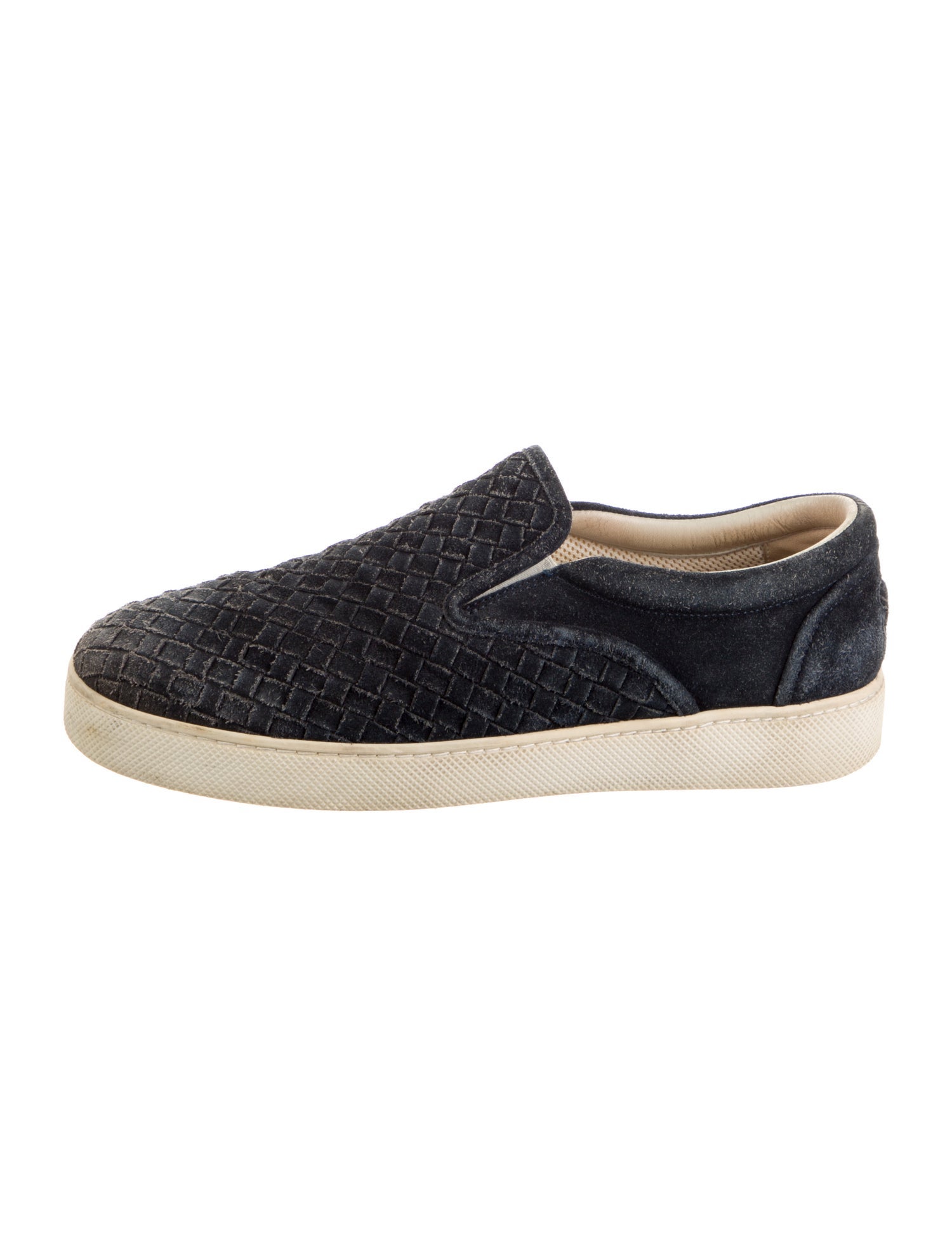 Bottega Veneta Intrecciato Weave Suede Sneakers