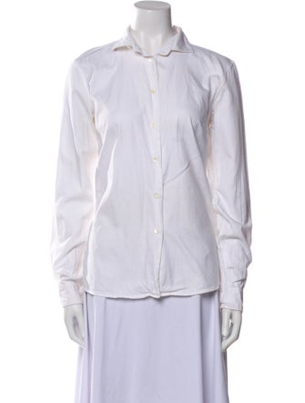 Bottega Veneta Long Sleeve Button-Up Top