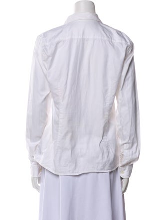 Bottega Veneta Long Sleeve Button-Up Top