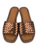 Bottega Veneta Intrecciato Weave Leather Slides