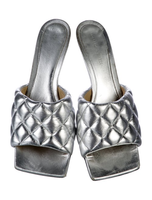 Bottega Veneta Intrecciato Weave Leather Slides