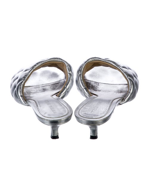 Bottega Veneta Intrecciato Weave Leather Slides