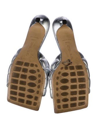Bottega Veneta Intrecciato Weave Leather Slides