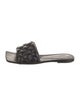 Bottega Veneta Quilted Pattern Leather Slides