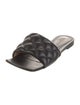 Bottega Veneta Quilted Pattern Leather Slides