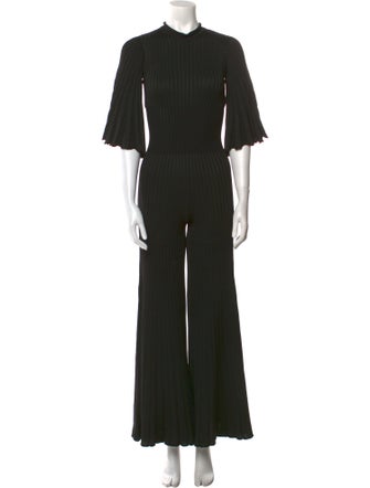 Bottega Veneta Mock Neck Jumpsuit