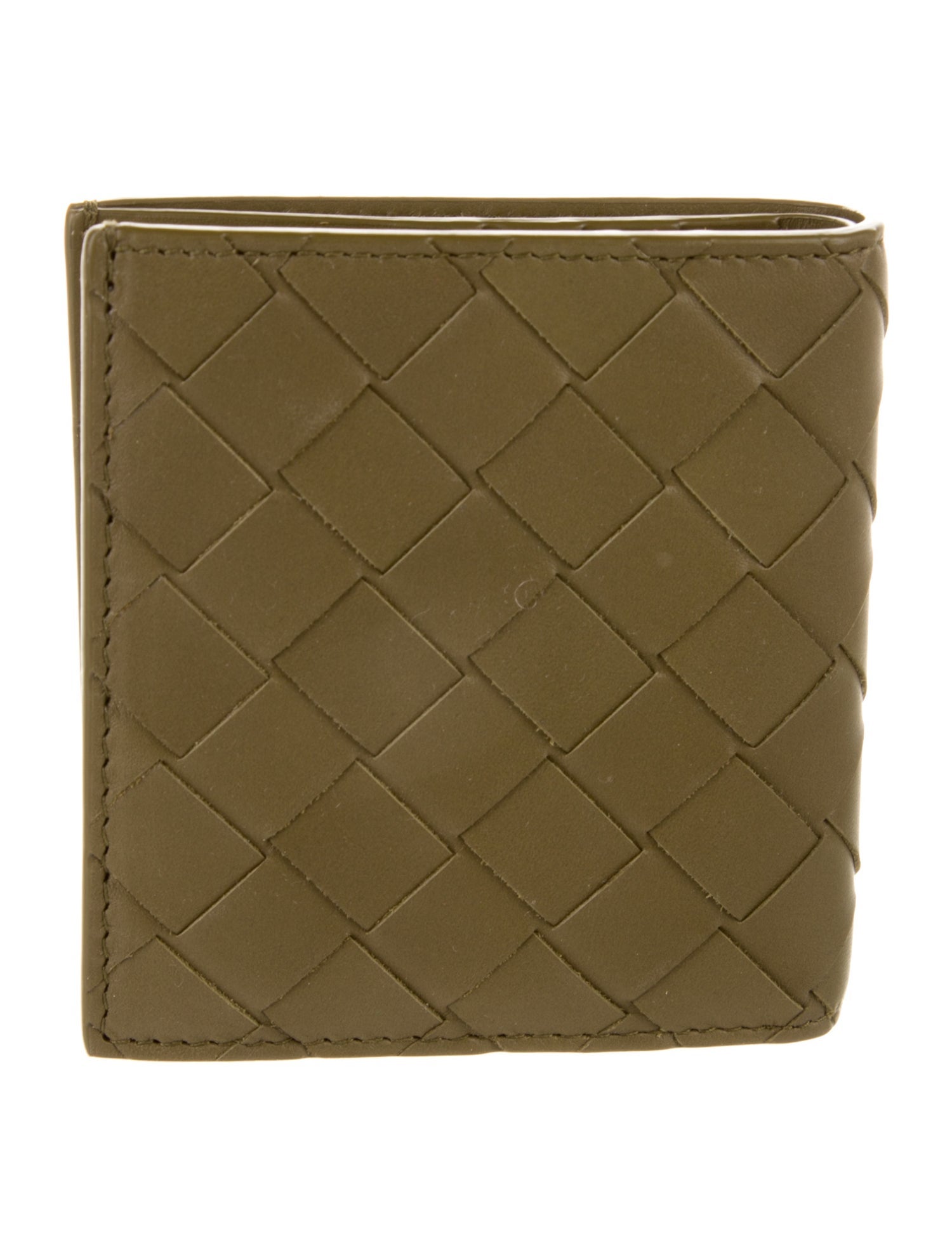 Bottega Veneta Intrecciato Weave Leather Bifold Wallet