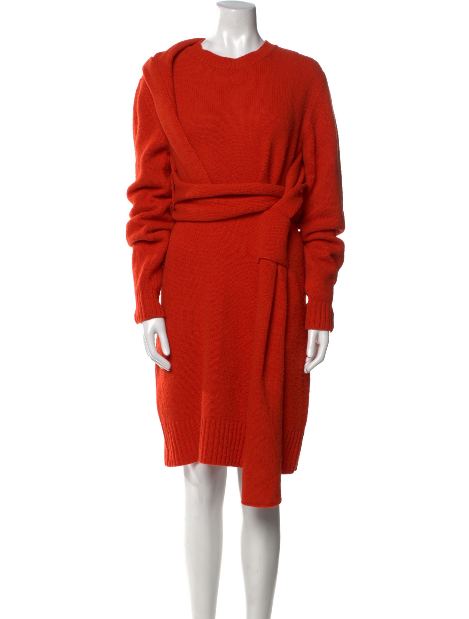 Bottega Veneta Wool Knee-Length Dress