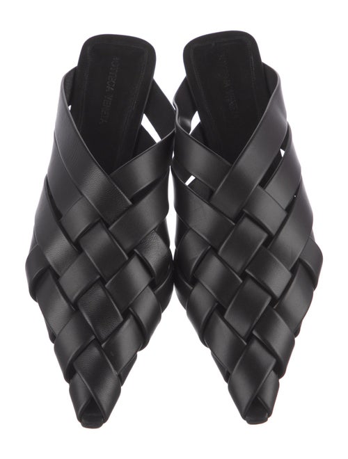 Bottega Veneta Intrecciato Weave Leather Mules