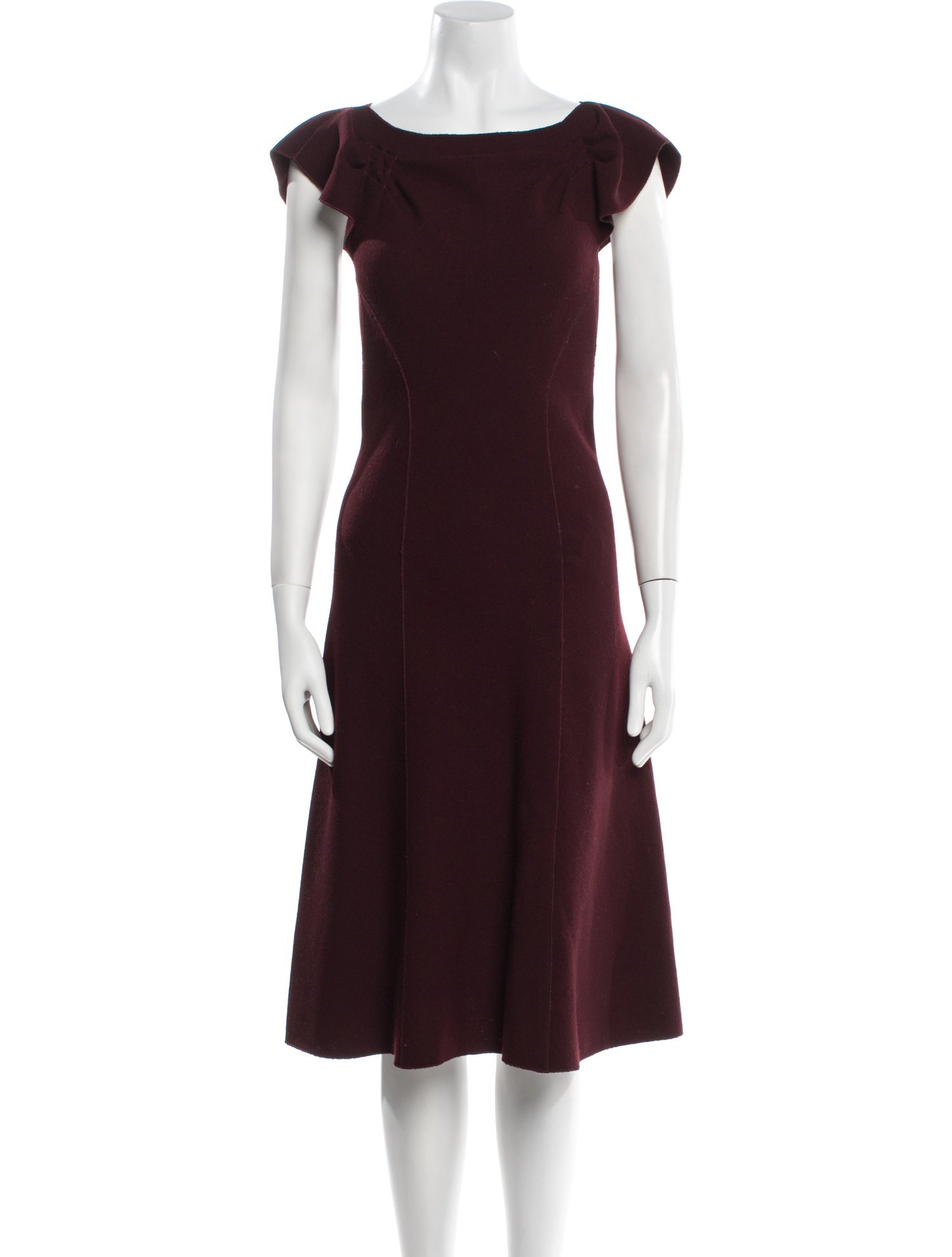 Bottega Veneta Wool Midi Length Dress