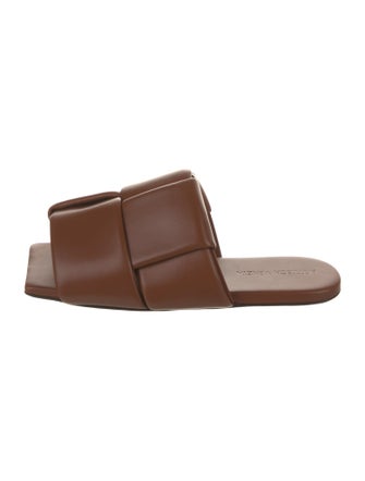 Bottega Veneta Leather Slides