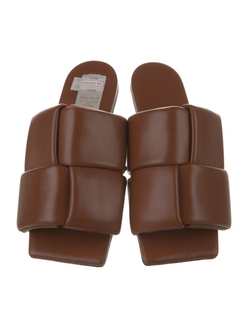 Bottega Veneta Leather Slides
