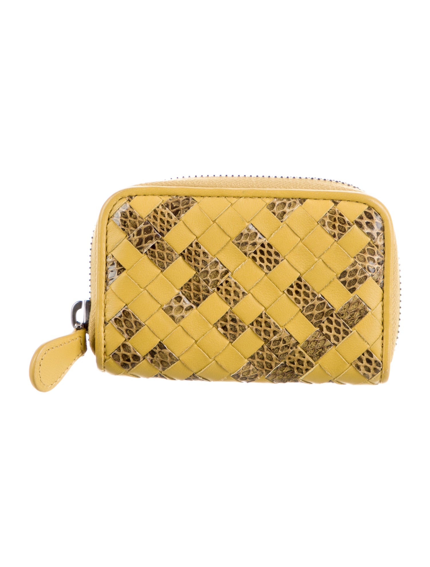 Bottega Veneta Intrecciato Weave Leather Wallet