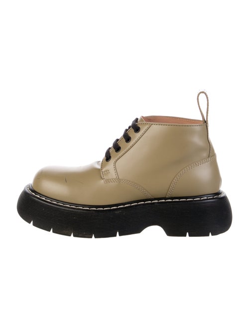Bottega Veneta Leather Combat Boots