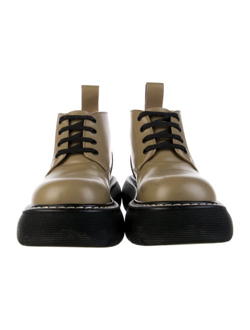 Bottega Veneta Leather Combat Boots
