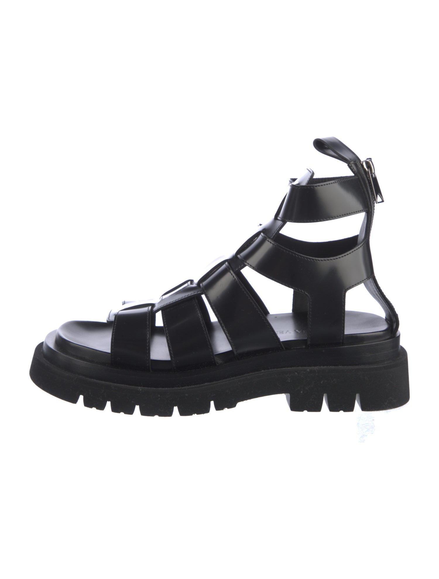 Bottega Veneta Leather Gladiator Sandals